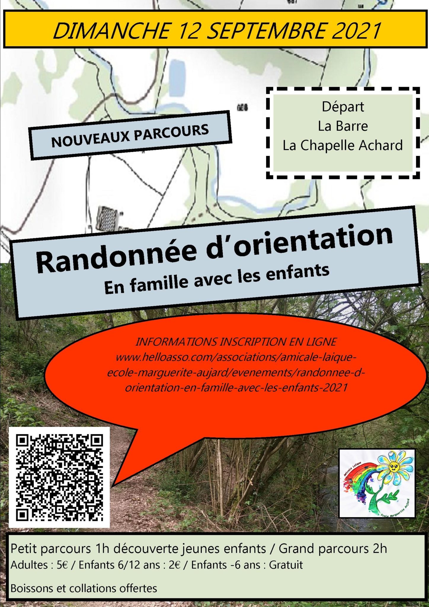 Affiche parcours orientation 2021