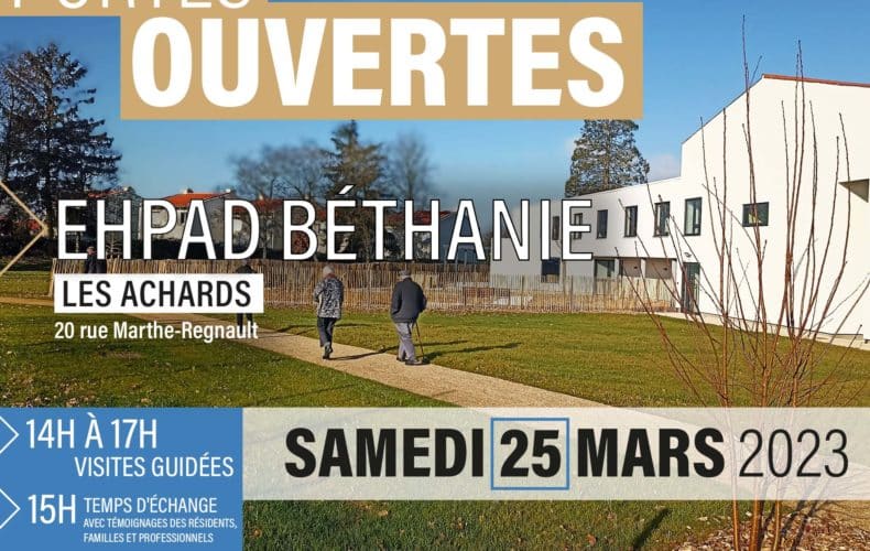 PORTES OUVERTES EHPAD BÉTHANIE
