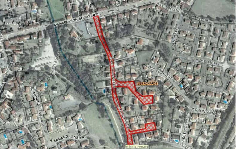 RUE DE TOURNERET : TRAVAUX A PARTIR DU 23 OCTOBRE