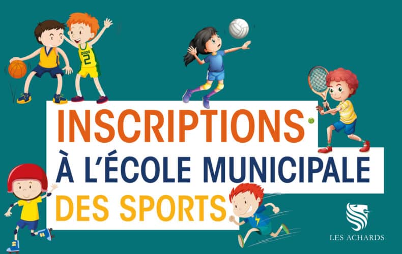 INSCRIPTIONS À L&rsquo;ÉCOLE MUNICIPALE DES SPORTS