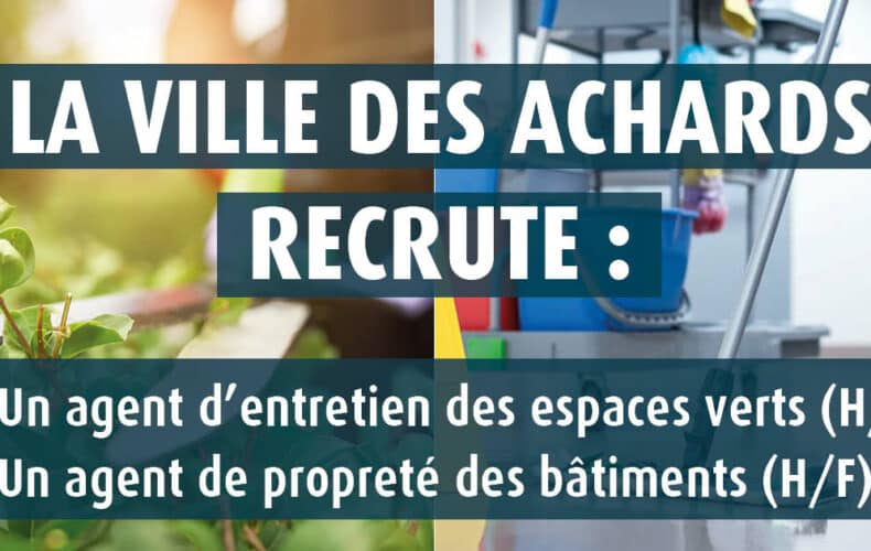LA VILLE RECRUTE !