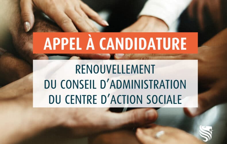 CCAS : APPEL À CANDIDATURE