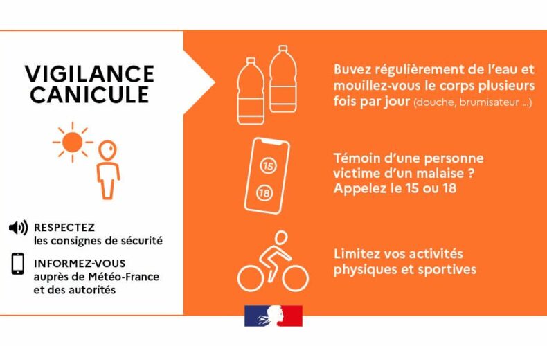 VIGILANCE ORANGE CANICULE