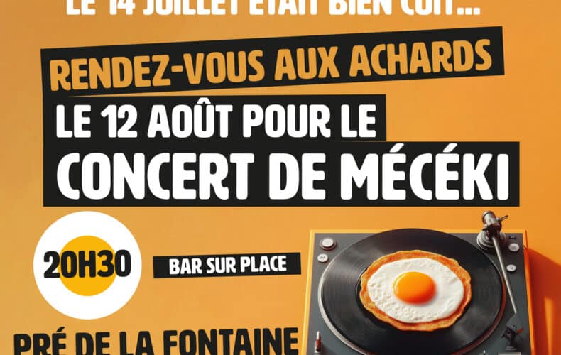 Le concert de Mécéki est reporté au 12 août